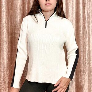 Vintage Marsh Landing Black & White Sweater